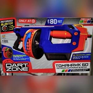 Dart Zone Tomahawk 60 Round Motorized SuperDrum Blaster